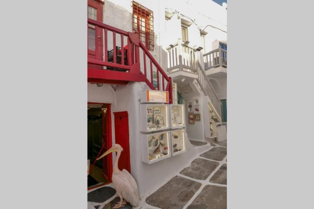 Traditional Myconian Studio In The Heart Of Chora Mykonos Town Exterior photo